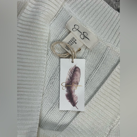 NWT Jessica Simpson Cable Knit Sweater Vest - Picture 7 of 8